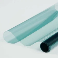 Window Solar Tint Glass Film 4mil/0.1mm 70%VLT Light Blue Automotive Car 152cm