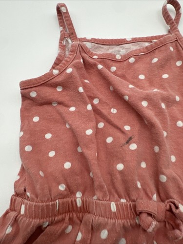 Wonder Nation Romper Youth Girl 4T Polka Dot Multicolor ..#18417 - Picture 5 of 8