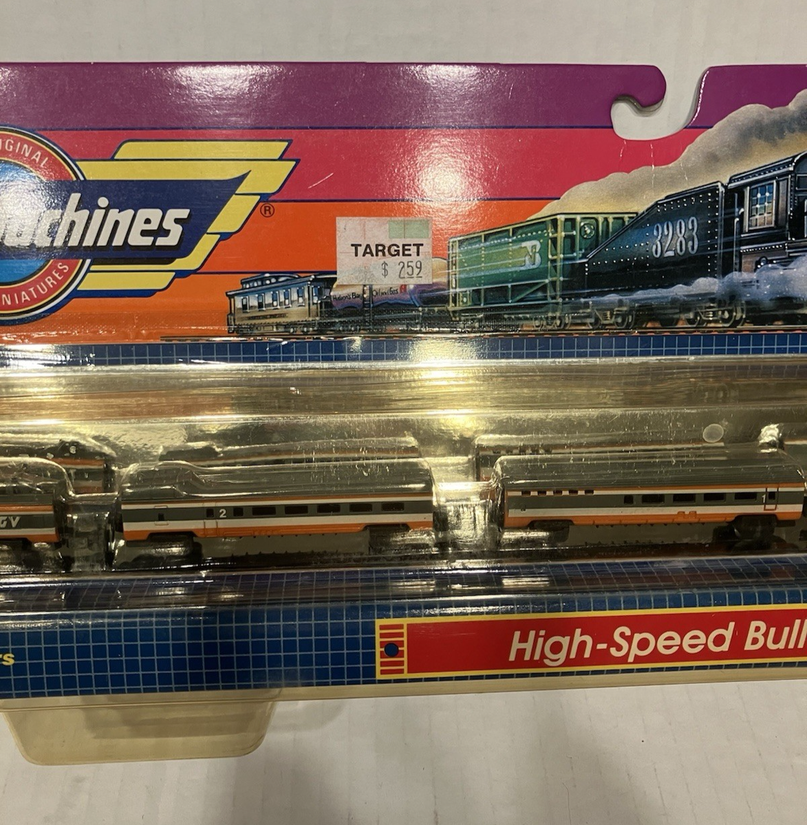 Lot Micro Machines – Gare + Train Bullet Train – Édition 1989 – Occasion