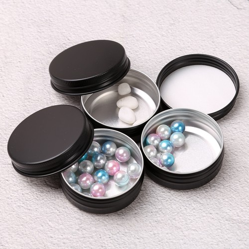 10Pcs 30ml Aluminum Tin Jars Round Cans Screw Top Candle Container Cosmetic Case - Picture 10 of 43