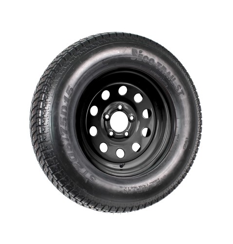 eCustomrim 2-Pack Trailer Tire On Black Wheel Modular Rim ST205/75D15 Load Ra... - Picture 3 of 9