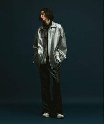 soerte 「Stand collar leather jacket」 soerte 「Stand collar leather jacket」