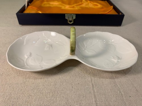Noritake Stuido Collection | Two Part Trinket Dish W/ Box | 9" W - Picture 8 of 17