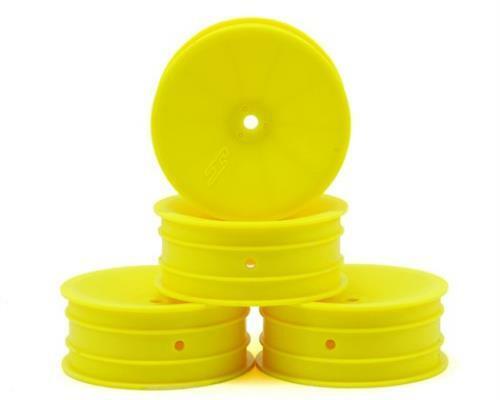 JCONCEPTS 12mm Hex Mono 2.2" Front Wheels B6/B5/RB6 Yellow (4pcs) - JCO3347Y - Picture 1 of 1