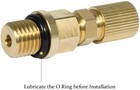 Fuel Pressure Test Adapter Fitting – Schrader Valve Tester Kit For Ford 6.0L 2003-2010