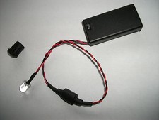 BATTERY POWERED FLASHING BLUE LED (10mm) . CHOOSE YOUR FLASH INTERVAL 