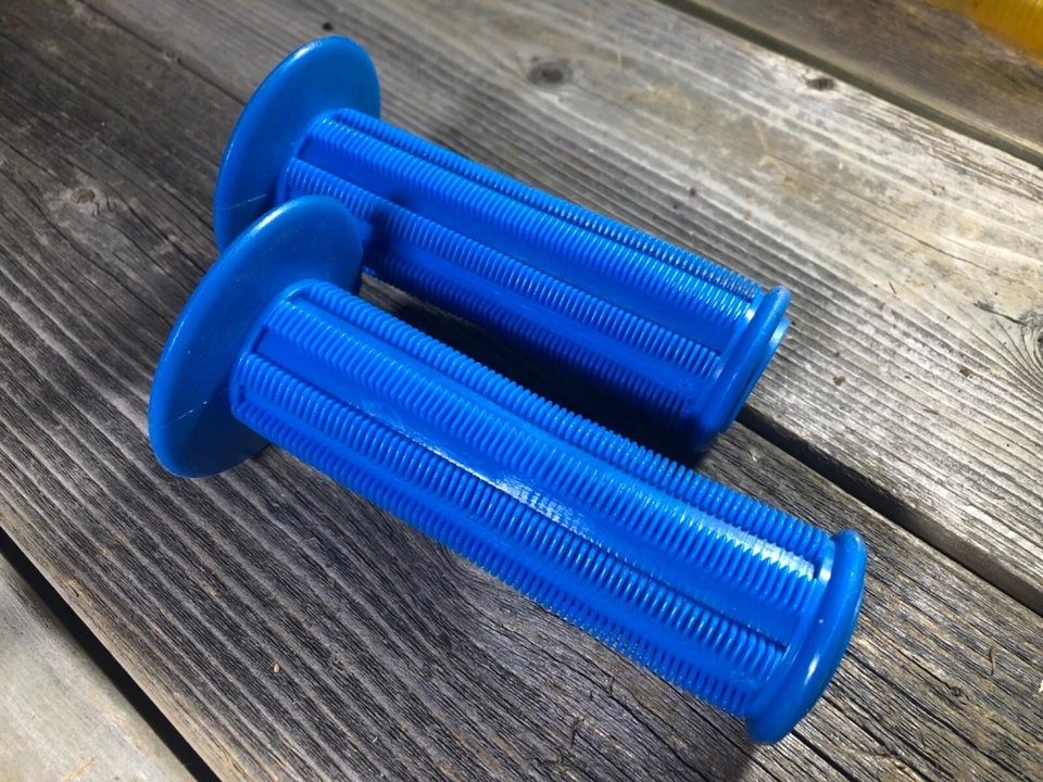 OLD SCHOOL BMX GRIPS MX VINTAGE BMX BIKE BICYCLE GRIPS CO-UNION TAIWAN WAFFLE - Image 4 of 4