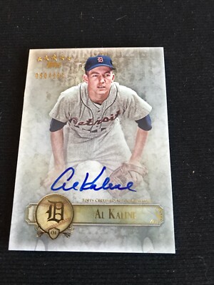 2013 Topps Five Star Al Kaline Retired And Active Player Auto Autograph #050/353