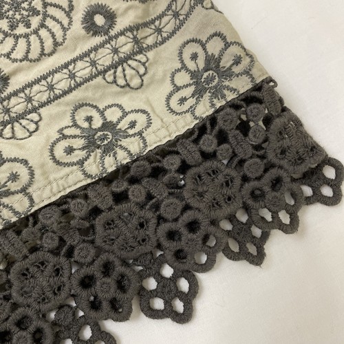 Matilda Jane 435 Shorts Girls 10 Olive Medallion Tried True Lace Embroidered - Picture 2 of 13