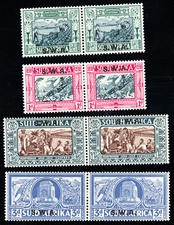 SWA South West Africa Stamps # B5-8 MLH VF Scott Value $109.00