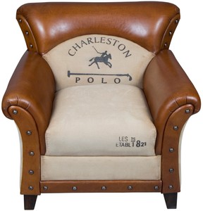 Image Is Loading New Rustic Leather And Canvas Charleston Polo Horse Image Is Loading New Rustic Leather And Canvas Charleston Polo Horse