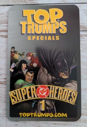 Tarjeta especial Raven DC Super Heroes 1 Top Trumps 2005 - Imagen 2 de 2