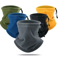 Winter Fleece Neck Warmer Gaiter Scarf Balaclava Face Mask Windproof Ski Bandana