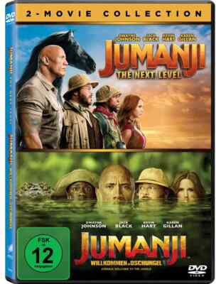 Jumanji: The Next Level / Jumanji: Willkommen im Dschungel - DVD / Blu-ray *NEU*