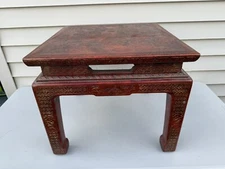 1978 John Widdicomb Mid Century Modern Wooden Table 15"H.18"W.