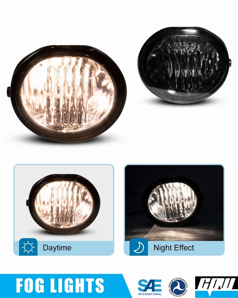 Luces antiniebla claras izquierda+derecha para Toyota Matrix Pontiac Vibe 2003-2008 Foto 4 de 4