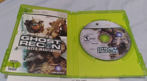 Tom Clancy's Ghost Recon Advanced Warfighter (Microsoft Xbox 360, 2006) - Picture 3 of 4