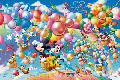 Epoch Puzzle 97-004 Disney Alle Charaktere Balloon Adventure (1000 Teile)
