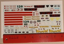 "Handmade" Waterslide Decals For A AMT 1955 Chevrolet Nomad Plastic Model 