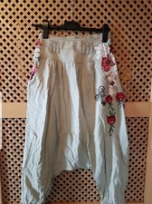 Desigual Haremshose Pumphose Leinen-Mix