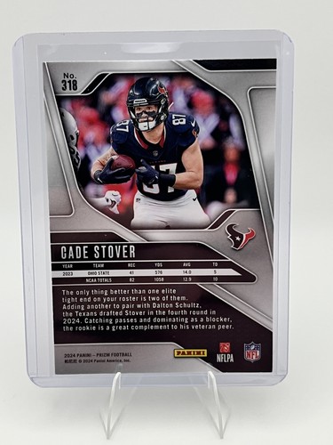 Cade Stover 2024 Panini Prizm #318 - Bild 2 von 2