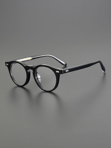 Monturas de gafas redondas vintage de tortuga para hombres y mujeres clásicas de borde completo - Imagen 4 de 29