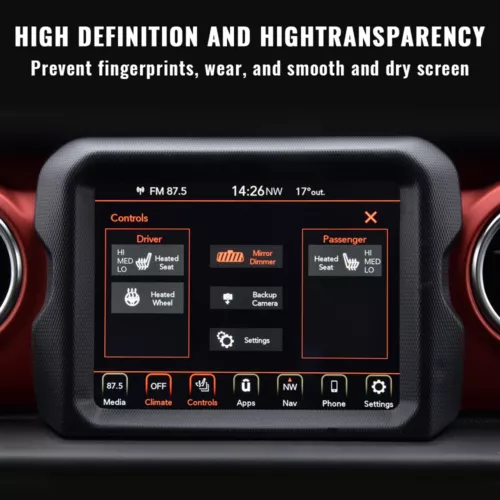 Para JEEP Compass 2018-2020 8,4" Pantalla LCD Pantalla Radio Navegación Repuesto - Imagen 11 de 12