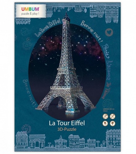 Umbum 289-2 - Torre Eiffel (Silver) - 3d Puzzle - Foto 2 di 2