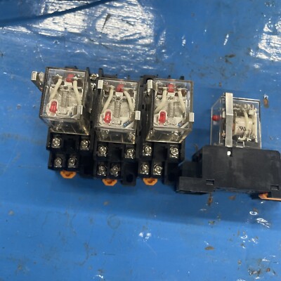 4 Pieces Each Relay Socket with Cit Relay J1512CT24VAC1.2DT | eBay