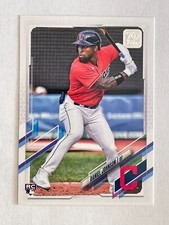 2021 TOPPS DANIEL JOHNSON #103 ROOKIE OUTFIELD CLEVELAND GUARDIANS BASEBALL CARD