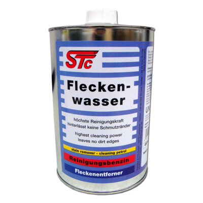 1 L STC Fleckenwasser Fleckenentferner Reinigungsbenzin Fleckenlöser Reiniger