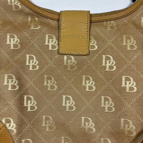 VTG Dooney&Bourke Hobo Classic Logo Canvas Designer Shoulder Purse - Picture 11 of 11
