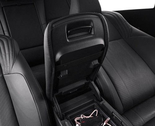 For Toyota Venza 2021-2024 Brown&Black Leather Console Armrest Lid Box Holster - Picture 3 of 6