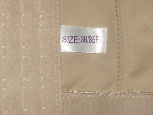 NEW Maureen Beige Underwire Soft Pad Deep Plunge Bra Size 38F NWOT FREE SHIPPING - Picture 3 of 4