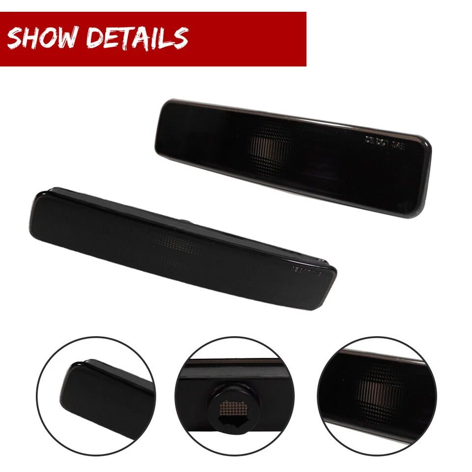 Para 02-10 Mercury Mountaineer Guardabarros Trasero Ahumado Luz Marcadora Lateral Lámpara Carcasas Foto 3 de 4