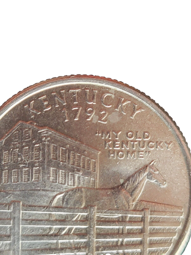 2001 P ERROR Kentucky Quarter Circulated Great Shape - Picture 2 of 6