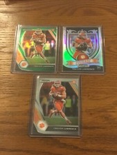 2021 Panini Prizm Draft Picks Trevor Lawrence Green Prizm+ Silver Crusade+ Base