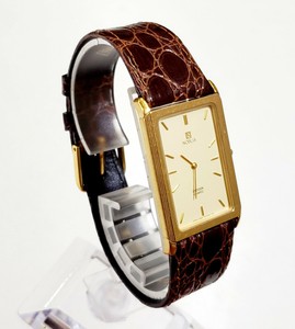 RARE,UNIQUE Unisex SLIM Gold Plated Watch NOBLIA by CITIZEN 2200-Y53857.  Midsize | eBay