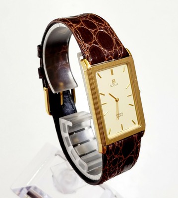 Rara, única Unisex Reloj Chapado en Oro Delgado Noblia por CITIZEN 2200-Y53857.  tamaño Mediano | eBay