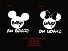 Baby on Board Sticker Car Decal Sign Car Safety