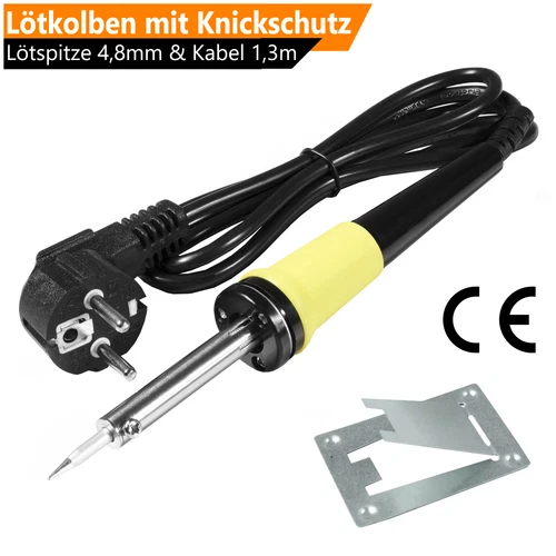 Elektrischer Fein Lötkolben 230V / 30W - 350 °C inkl. Lötspitze & Ablage