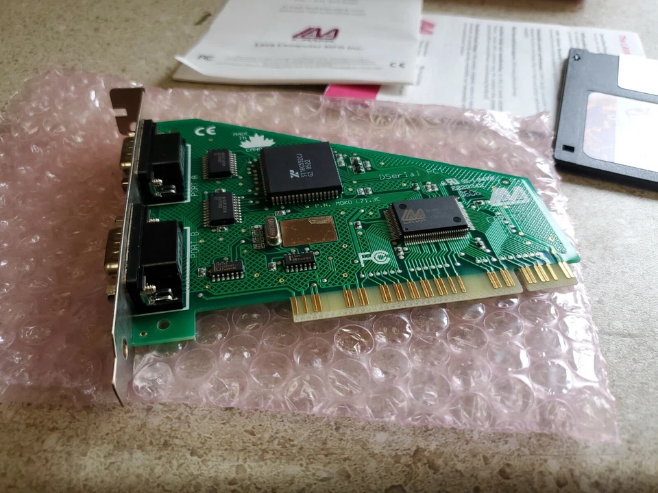 Lava MOKO L71.3E PCI Bus Dual RS-232 Serial Port Board C-7 - Image 4 of 4