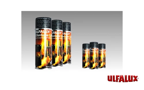 Thermofarbe / Ofenfarbe / Hochtemperaturfarbe Ulfalux - 1200°C Spraydose 400ml 