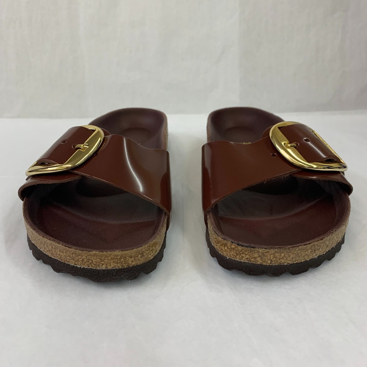 美品BIRKENSTOCK Madrid Big Buckle ブラウン BIRKENSTOCK ビルケンシュトック サンダル マドリッド ビッグ