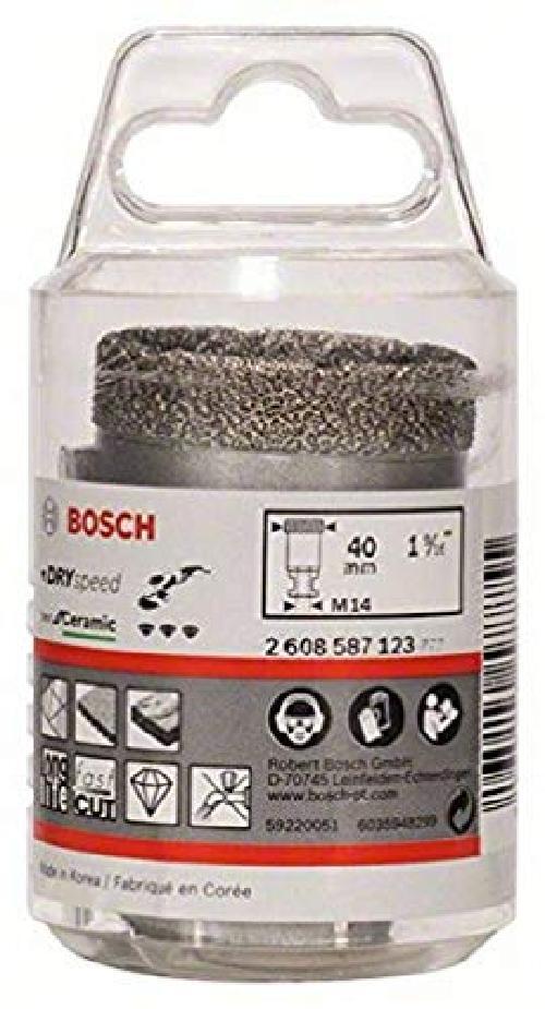 Bosch 5290540 Dry Speed Fresa Diamantata, Diametro 40 mm