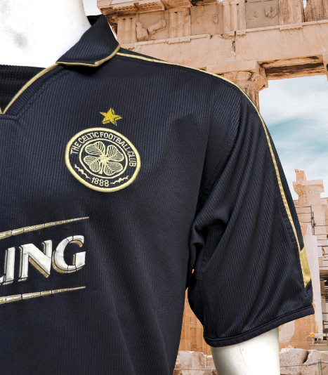 CELTIC FC 2003-2004 PREMIER LEAGUE CHAMPION LARSSON 7 AWAY JERSEY