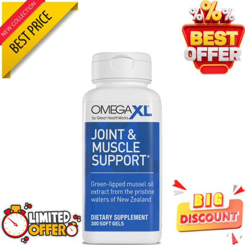 Omega XL 300 Capsules - Green Lipped Mussel Omega-3 Joint Relief Supplement