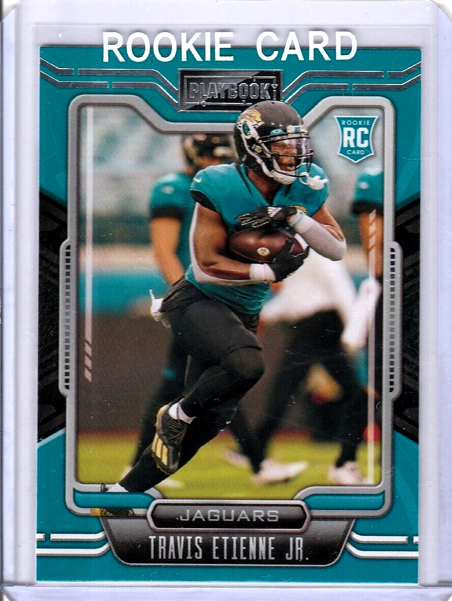 Jacksonville Jaguars 2021 Panini NFL Playbook #112 RC Travis Etienne Jr. Clemson