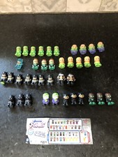 39-Pcs Ooshies Pencil Toppers DC Marvel Hero Figure Toy Lot