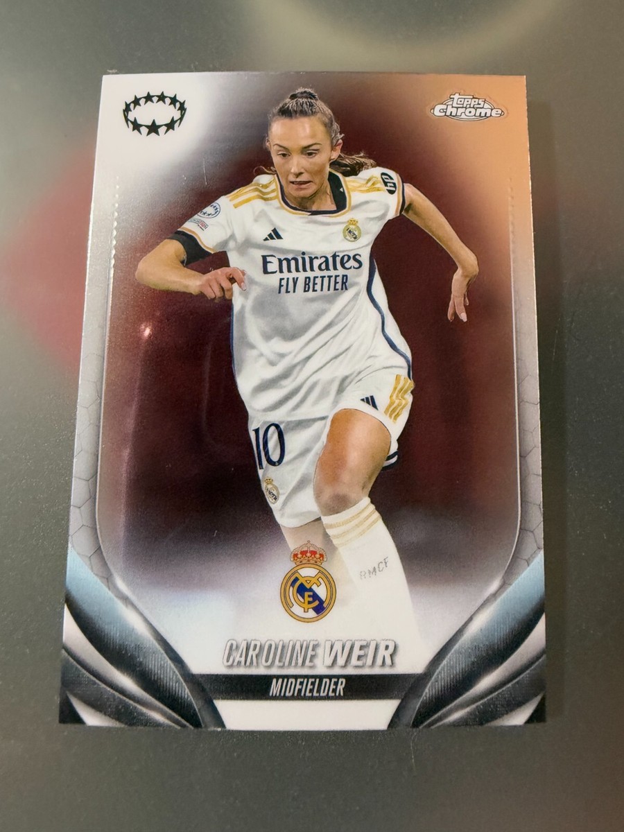Caroline Weir Real Madrid C.F. #79 2023-24 Topps Chrome UEFA WCL 